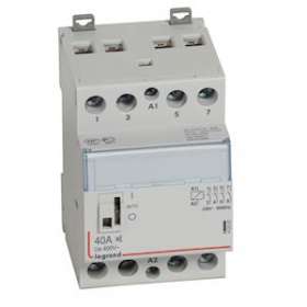 Contacteur puissance CX³ silencieux bobine 230V~ -4P 400V~ 40A - 4F -3 modules|Legrand-LEG412562