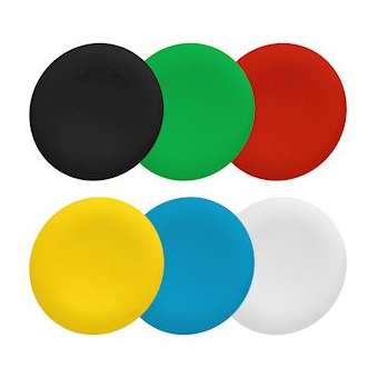 Harmony - capsule pour bouton poussoir - lisse - D22 - 6 couleurs|Schneider Electric-SCHZBAF9