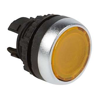 Tête à impulsion lumineuse affleurante IP69 Osmoz composable - jaune|Legrand-LEG024004