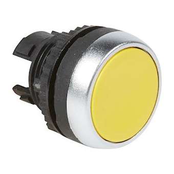 Tête à impulsion non lumineuse affleurante IP69 Osmoz composable - jaune|Legrand-LEG023804
