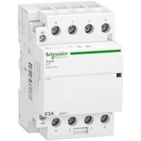 Acti9 iDT40 CT - contacteur tête de groupe - 63A 3P+N 4NO 230/240VAC 50HZ|Schneider Electric-SCHA9C24763
