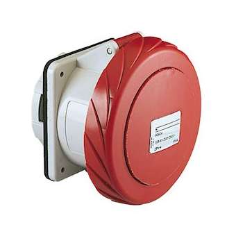 PratiKa - prise industrielle droite CEE - 63A 5P 380V 6U - IP67|Schneider Electric-SCH81683