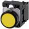 BOUTON-POUSSOIR, JAUNE|Siemens Industries et Infrastructures-SIE3SU1100-0AB30-1BA0