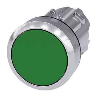 BOUTON-POUSSOIR, VERT|Siemens Industries et Infrastructures-SIE3SU1050-0AA40-0AA0