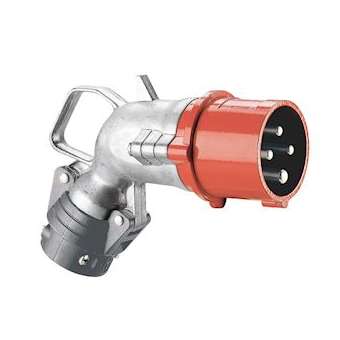 Fiche mobile coudée Hypra IP44 16A - 380V~ à 415V~ - 3P+T - métal|Legrand-LEG052273