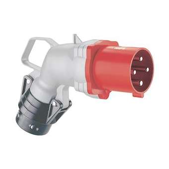 Fiche mobile coudée Hypra IP44 63A - 380V~ à 415V~ - 3P+T - métal|Legrand-LEG053873