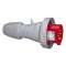 Fiche mobile droite P17 IP66/67 16A - 380V~ à 415V~ - 3P+T
