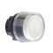 Harmony tête de bouton poussoir + capuchon IP69K - D22 - blanc|Schneider Electric-SCHZB5AP1