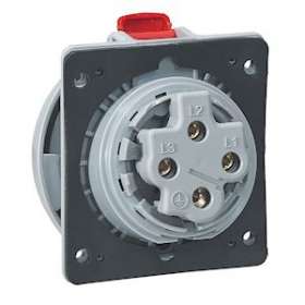Prise à entraxes unifiés P17 IP66/67 32A - 380V~ à 415V~ - 3P+T|Legrand-LEG555488