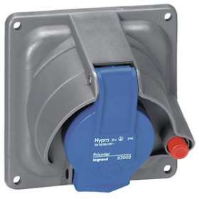 Prisinter fixe Hypra IP44/55 16A - 200V~ à 250V~ - 3P+N+T - plastique|Legrand-LEG052004