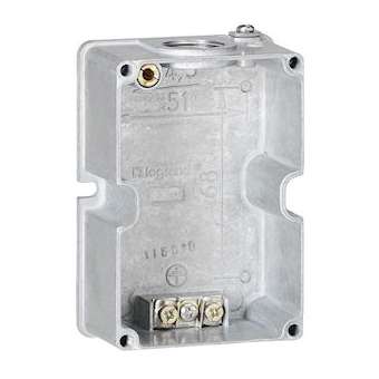 Boîtier réversible Hypra pour prise 3P+T et 3P+N+T IP44 16A - métal|Legrand-LEG052269