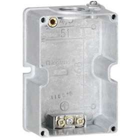 Boîtier réversible Hypra pour prise 3P+T et 3P+N+T IP44 16A - métal|Legrand-LEG052269