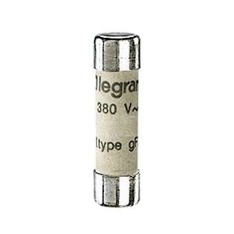 Cartouche industrielle cylindrique typegG 8x32mm sans voyant - 1A|Legrand-LEG012301