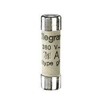 Cartouche industrielle cylindrique typegG 8x32mm avec voyant - 10A|Legrand-LEG012410