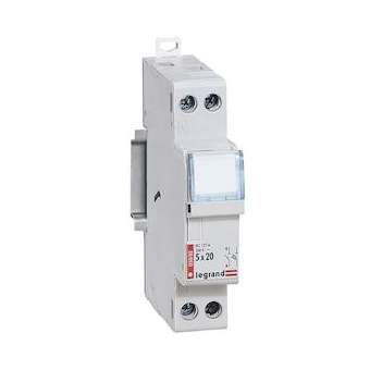 Coupe-circuit domestique - 1P+N - cartouche cylind miniat - 250V~~|Legrand-LEG005802