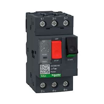 TeSys GV2ME - disj. moteur - 4..6,3A - 3P 3d - déclencheur magnéto-thermique|Schneider Electric-SCHGV2ME106