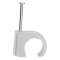 Cavaliers Multifix x 100 - souples - pour câble D10mm à D14 mm - gris