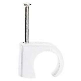 Cavaliers Multifix x 100 - souples - pour câble D10mm à D14 mm - blanc|Legrand-LEG098332