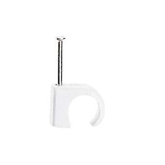 Cavaliers Multifix x 100 - souples - pour câble D7mm à D10 mm - blanc|Legrand-LEG098331