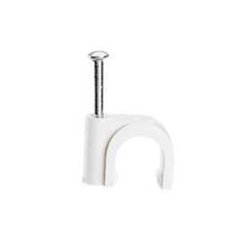 Cavaliers Multifix x 20 - souples - pour câble D10mm à D14 mm - blanc|Legrand-LEG098382