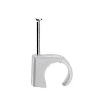 Cavaliers Multifix x 100 - souples - pour câble D5mm à D7 mm - Gris|Legrand-LEG098315