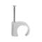 Cavaliers Multifix x 100 - souples - pour câble D5mm à D7 mm - Gris