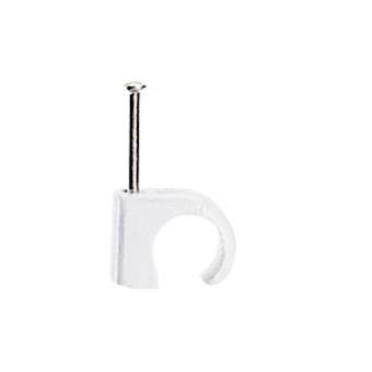 Cavaliers Multifix x 100 - souples - pour câble D5mm à D7 mm - Blanc|Legrand-LEG098330