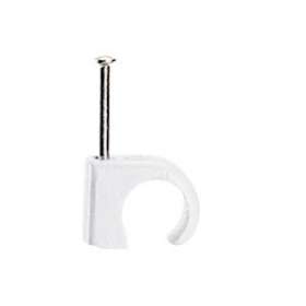 Cavaliers Multifix x 100 - souples - pour câble D5mm à D7 mm - Blanc|Legrand-LEG098330