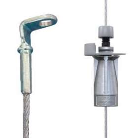 UniGrip N2 (55kg) câble L2m embout Oeillet 90DEG (EO90)|Gripple-GPPUG22EO90