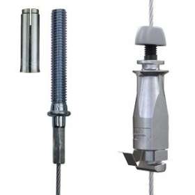 UniGrip QT N2 (55kg) câble L3m embout fileté M8 (EF8)|Gripple-GPPUGT23EF8