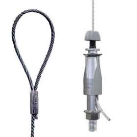 UniGrip sortie latérale M6 N2 (55kg) câble L10m embout Boucle (FR)|Gripple-GPPUGS6210FR