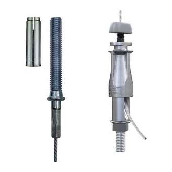 UniGrip sortie latérale M6 N2 (55kg) câble L2m embout Fileté M8|Gripple-GPPUGS622EF8