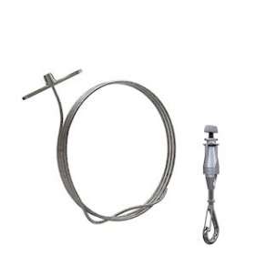 UniGrip Crochet N2 (55kg) câble L3m embout Butée (SP)|Gripple-GPPUGH23SP