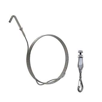 UniGrip Crochet N2 (55kg) câble L1m embout Bac acier (TH)|Gripple-GPPUGH21TH