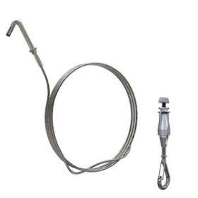 UniGrip Crochet N2 (55kg) câble L1m embout Bac acier (TH)|Gripple-GPPUGH21TH