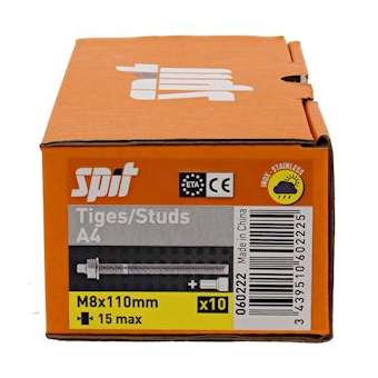 Tiges M8X110 A4|Spit-SPT060222