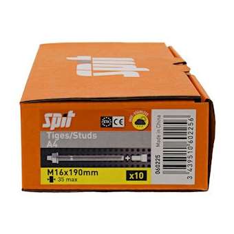 Tiges M16X190 A4|Spit-SPT060225