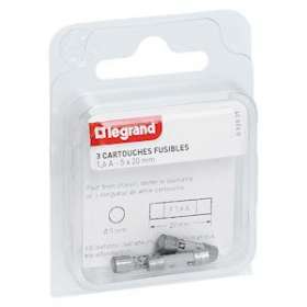 Cartouches fusibles pour appareils électroniques - 5x20mm - 1,6A|Legrand-LEG092931