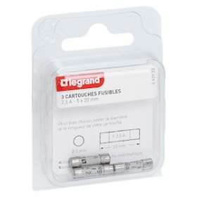 Cartouches fusibles pour appareils électroniques - 5x20mm - 2,5A|Legrand-LEG092933