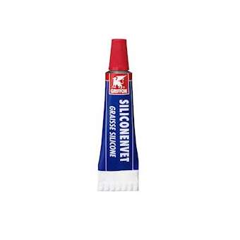 Graisse Silicone 100% silicone avec ACS pour vannes et robinets - tube 15 G|Griffon france-GF21233462