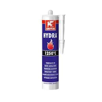 HYDRA mastic réfractaire noir (1250DEGC) cartouche 600 G|Griffon france-GF21234143