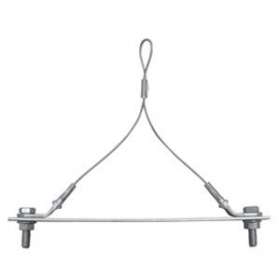 YT réduit N°2 (45 kg) L1m 2 emb filetés M8 + galet N2 200mm|Gripple-GPPYT2AJ200EF8R