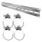 Support tuyauterie LPB650 et 4 CRU-QTC en Kit