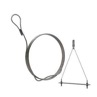 UniGrip Y Pipe N2 (55KG) L4m embout boucle avec 2 filetages M8 entraxe 200mm|Gripple-GPPUGYP24FR200M8