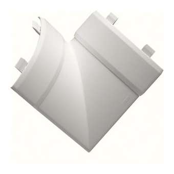 Angle intérieur plat pour moulure d'angle EK40040 H40mm l40mm Pure|Hager-HAGEK4004059016