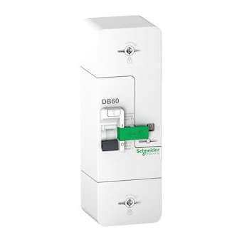Resi9 DB60 - Disjoncteur Branchement - 1P+N - 60A fixe - 500mA - Selectif|Schneider Electric-SCHR9FS660