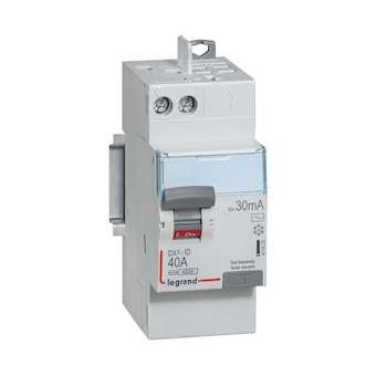 Lot de 25 interrupteurs différentiels DX³-ID 2P type AC 30mA 40A|Legrand-LEG100014
