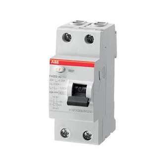 Interrupteur différentiel 2P raccordement Rapide 25A 30mA Type Ac|ABB-ABB444041