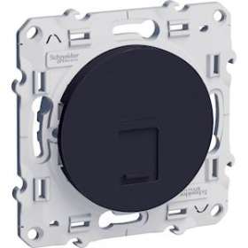 Odace, prise RJ45 Anthracite, grade 3 (multimédia) cat. 6 STP, à vis|Schneider Electric-SCHS540476
