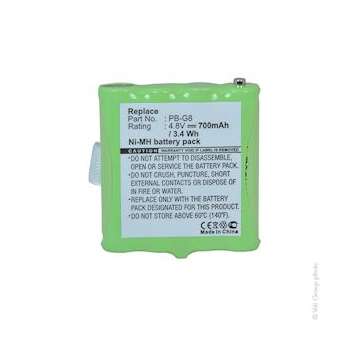 Unité(s) Batterie talkie walkie 4.8V 700mAh|Enix energies-NXGRMH9110